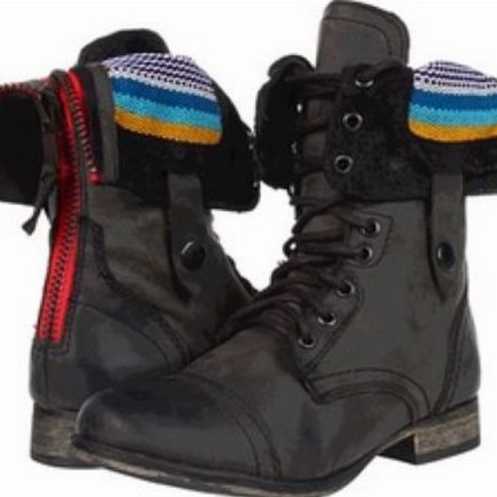 Steve Madden Colorful Combat Boots